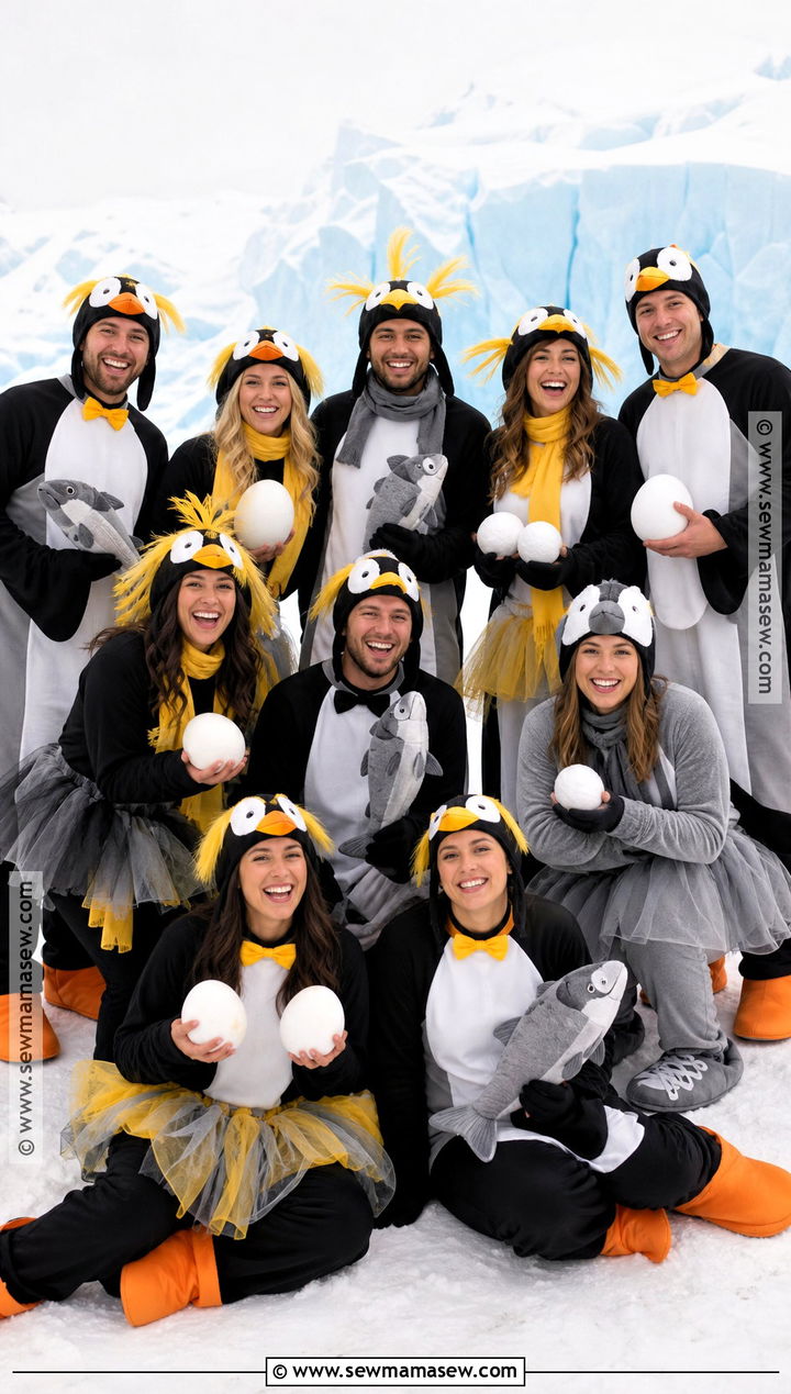 Penguin Colony Group Costume - 35 penguin costume ideas