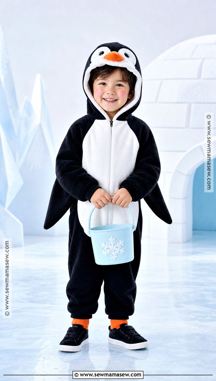 Penguin Costume With Orange Feet - 35 animal costumes for kids