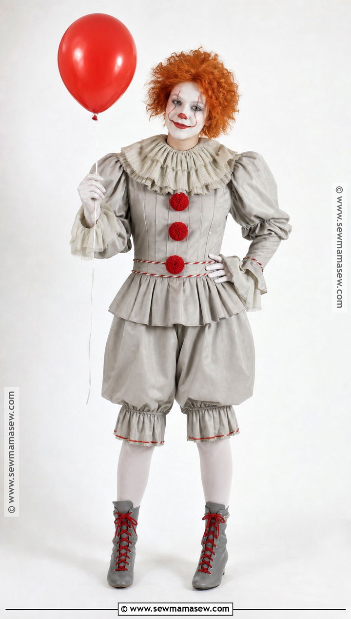 Pennywise Clown Costume With Red Hair - 30 costumes with red hair
