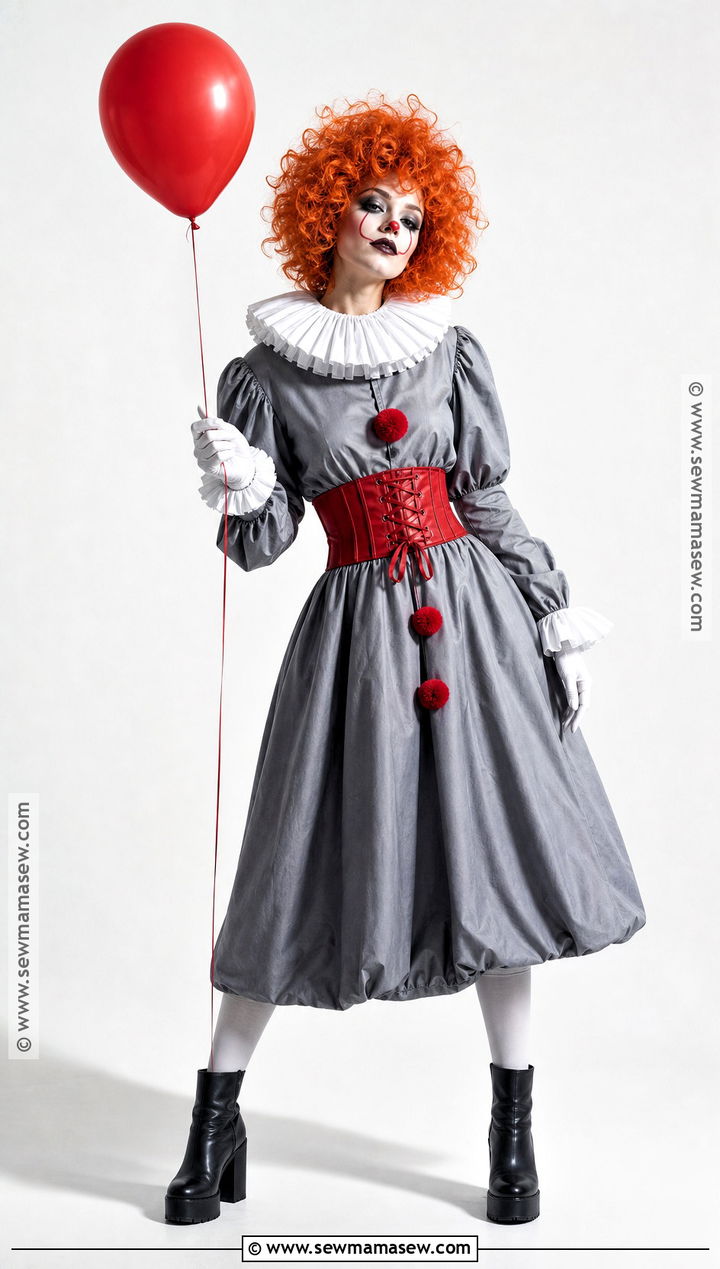 Pennywise Costume With Corset Belt - 30 pennywise costume ideas for women