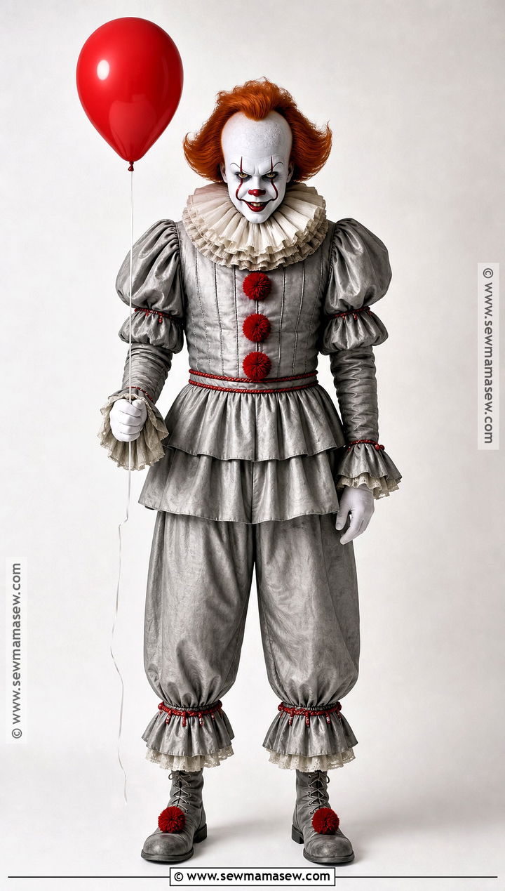 Pennywise Inspired Dancing Clown Costume - 30 horror costumes