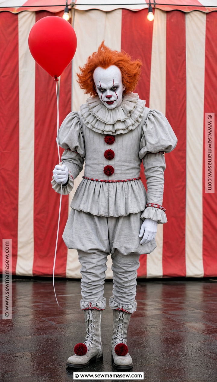 Pennywise Inspired Sewer Clown Costume - 45 scary costumes