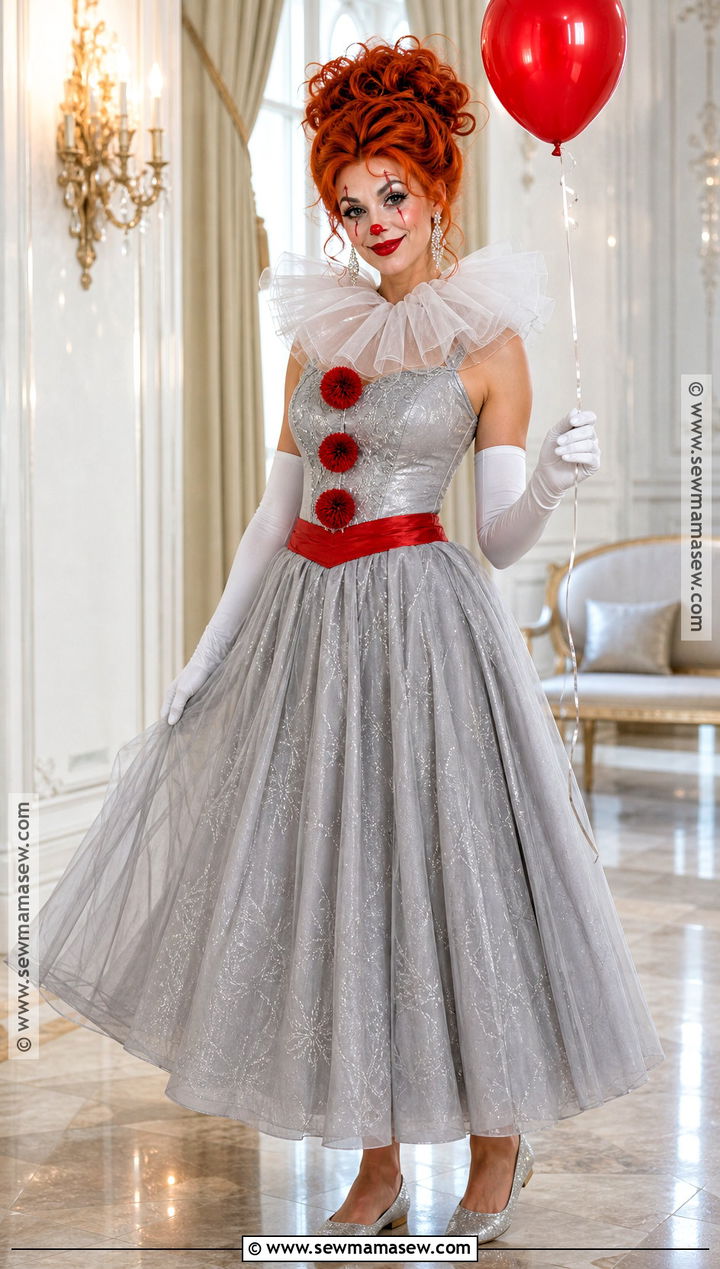 Pennywise Prom Dress Costume - 30 pennywise costume ideas for women