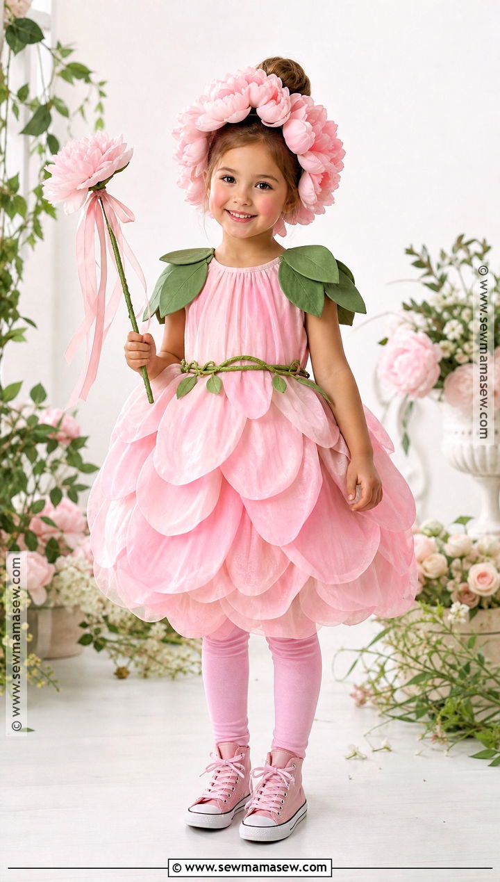 Peony Flower Costume For Kids - 30 flower costume ideas for kids