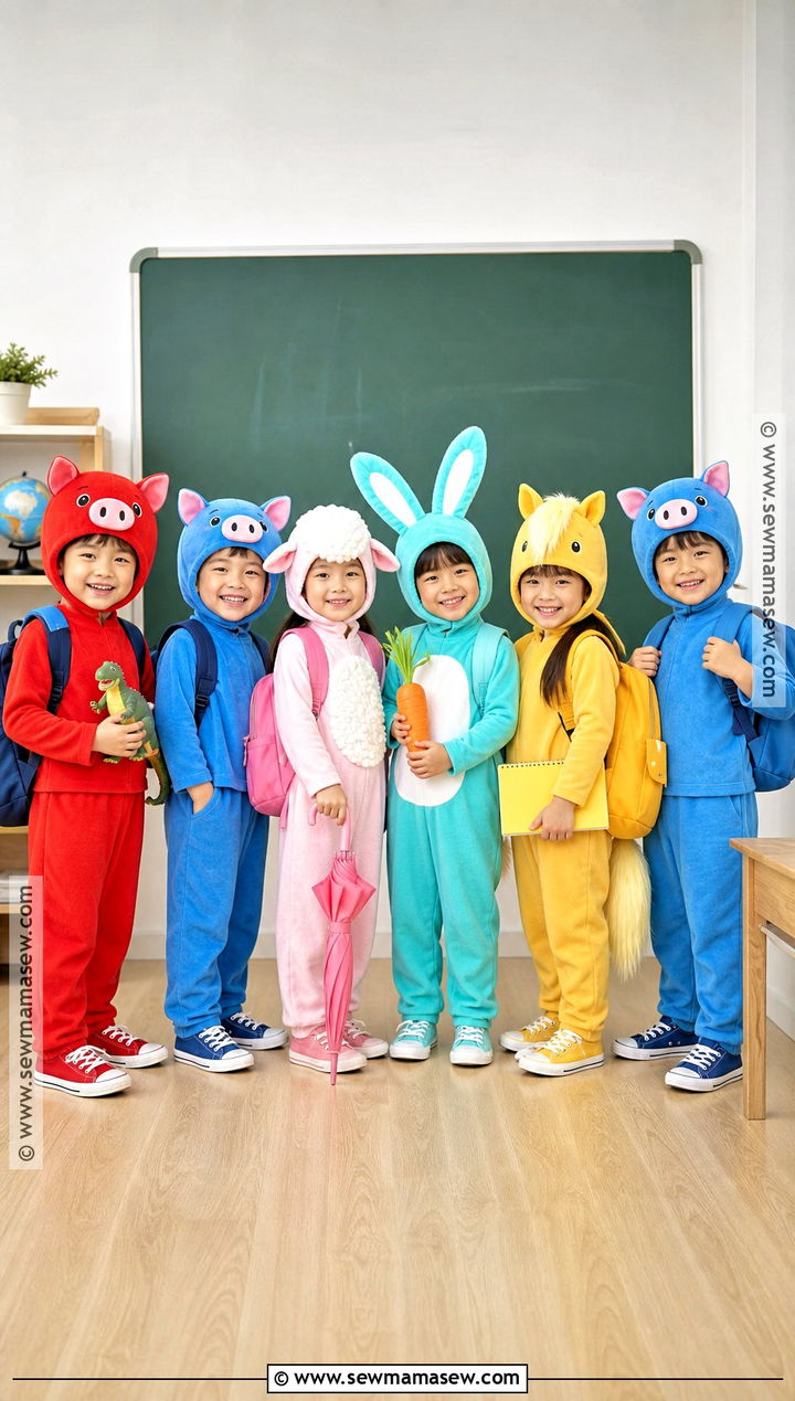 Peppa Pig Classroom Group Costume - 30 peppa pig costume ideas
