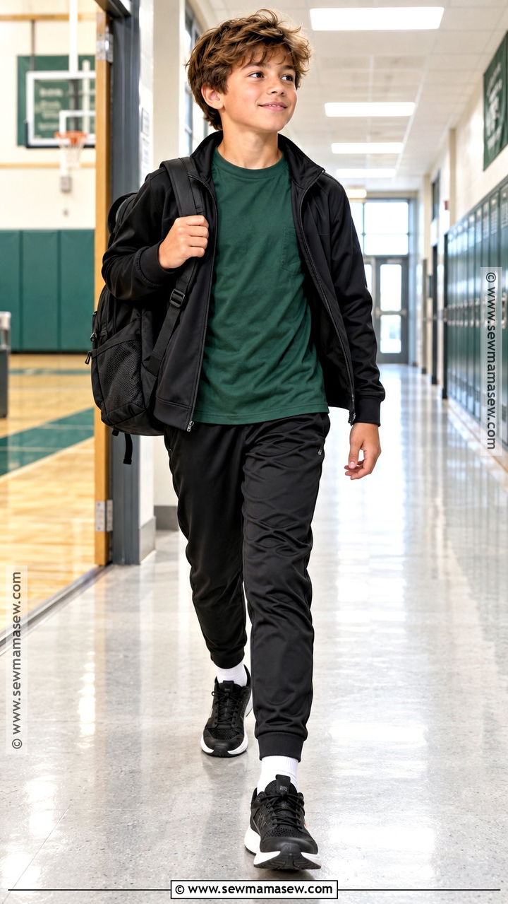 Performance Back To School Shirt With Track Pants - 20 Back To School Shirts for Kids