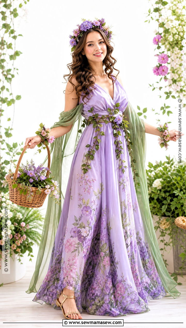 Persephone Spring Goddess Costume - 50 greek goddess costume ideas