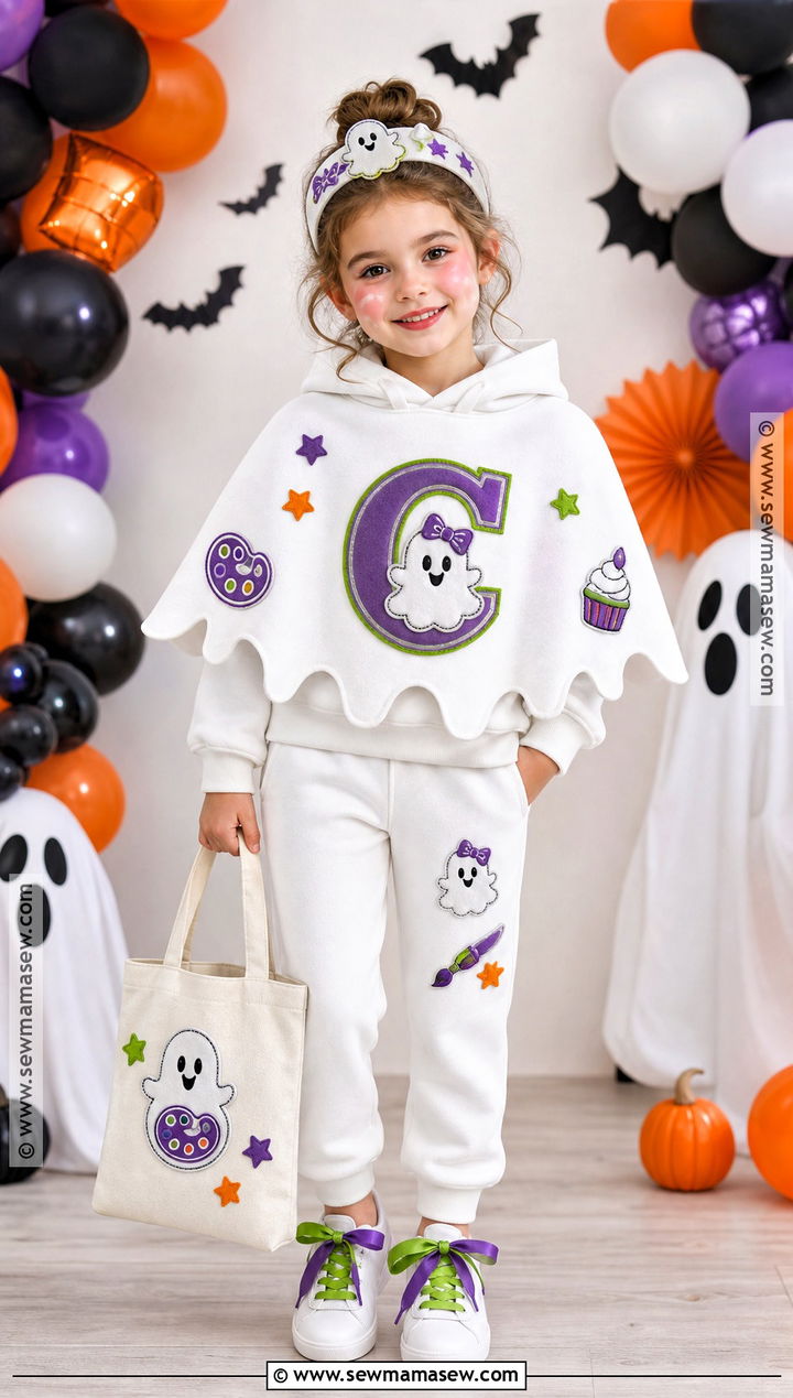 Personalized Name Ghost Costume - 35 ghost costume ideas for kids