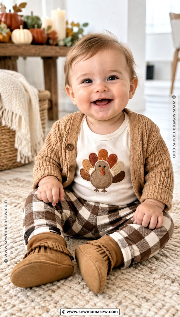 Personalized Thanksgiving Onesie Outfit - 20 thanksgiving onesie ideas