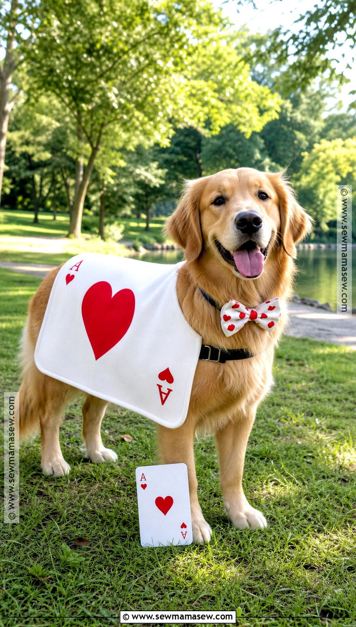 Pet Ace Card Costume With Soft Cape - 30 Deck Of Cards Costume Ideas