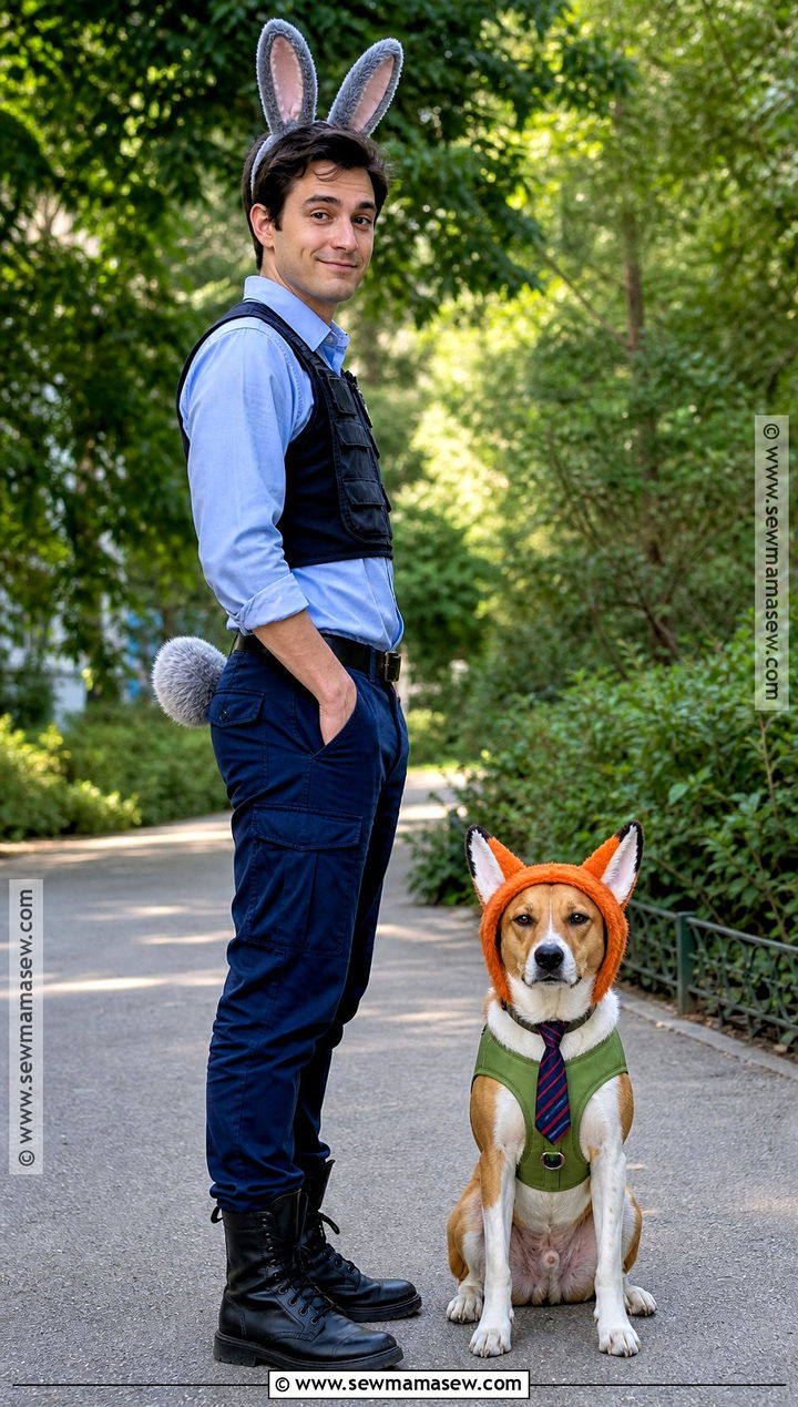 Pet And Owner Nick Wilde And Judy Hopps Costume - 30 nick wilde and judy hopps costume ideas