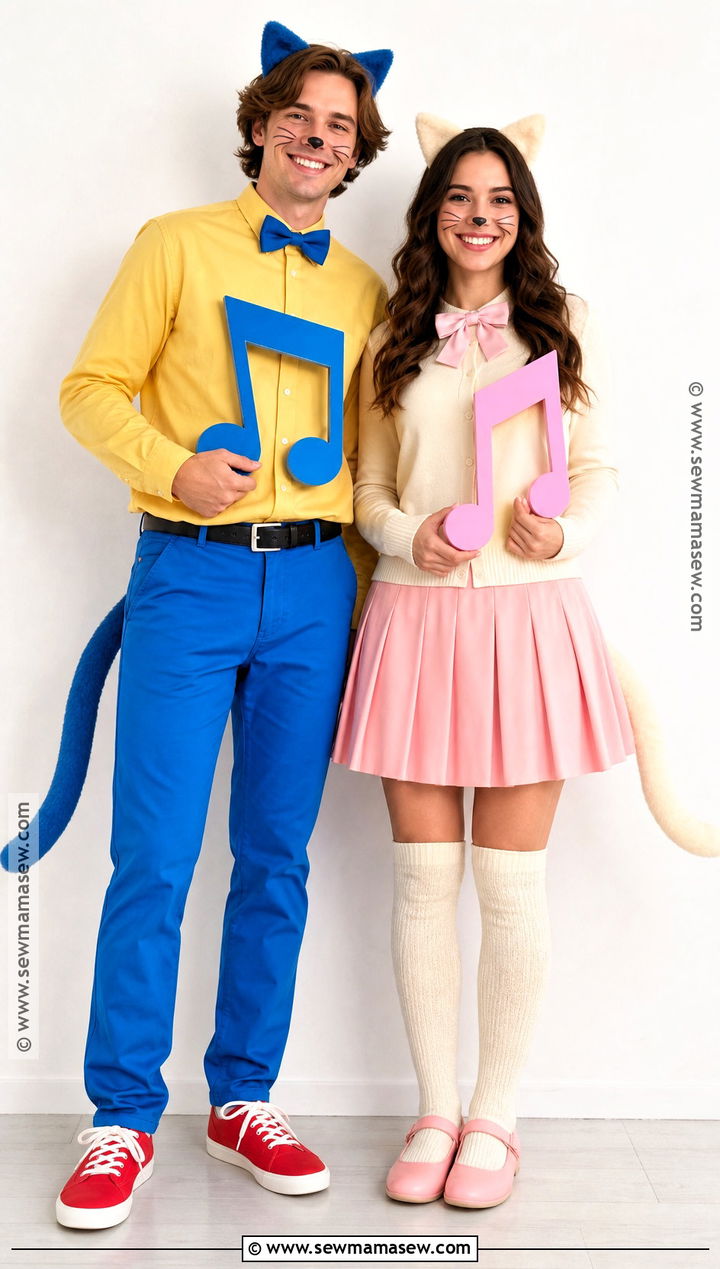 Pete The Cat And Callie Couple Costume - 30 pete the cat halloween costume ideas