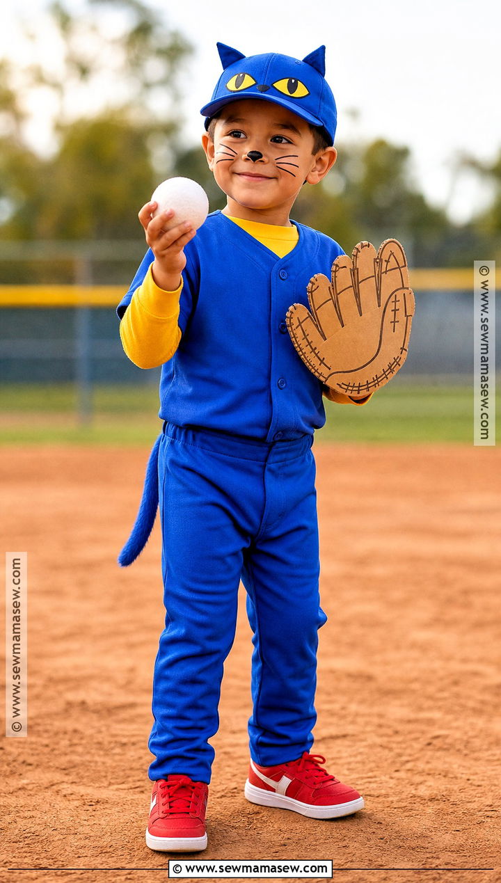 Pete The Cat Baseball Player Costume - 30 pete the cat halloween costume ideas