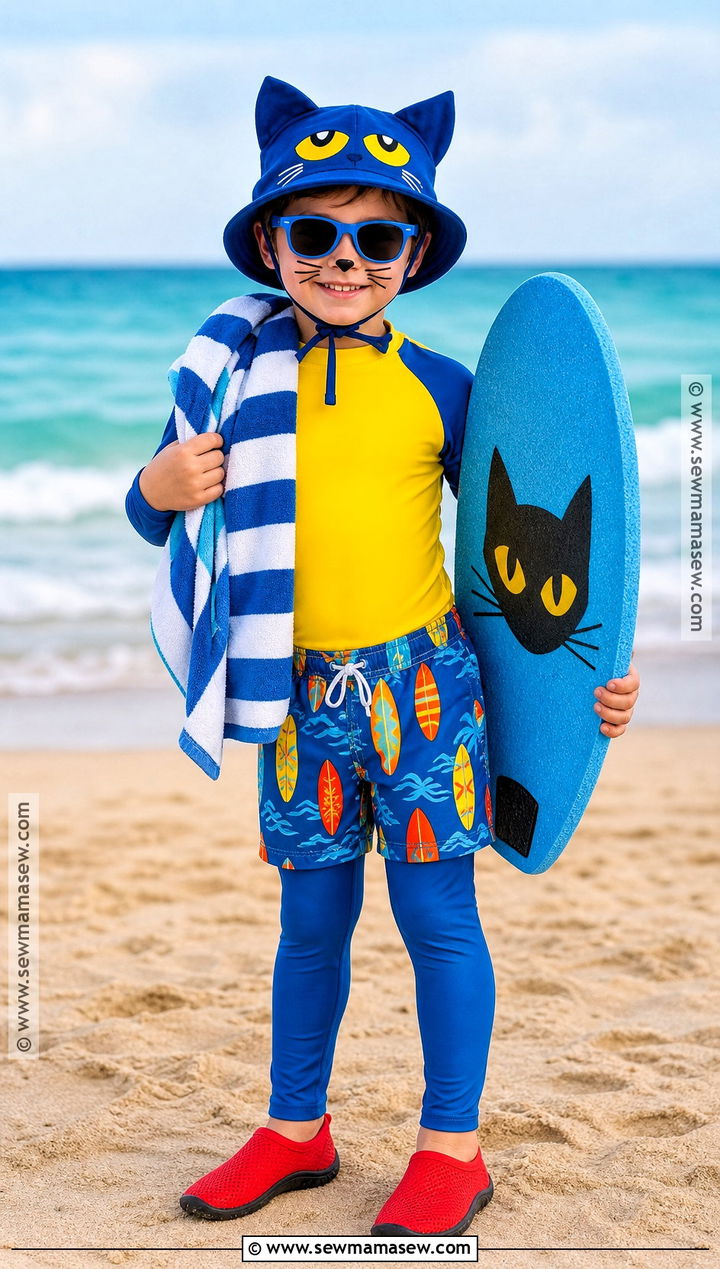 Pete The Cat Beach Costume - 30 pete the cat halloween costume ideas