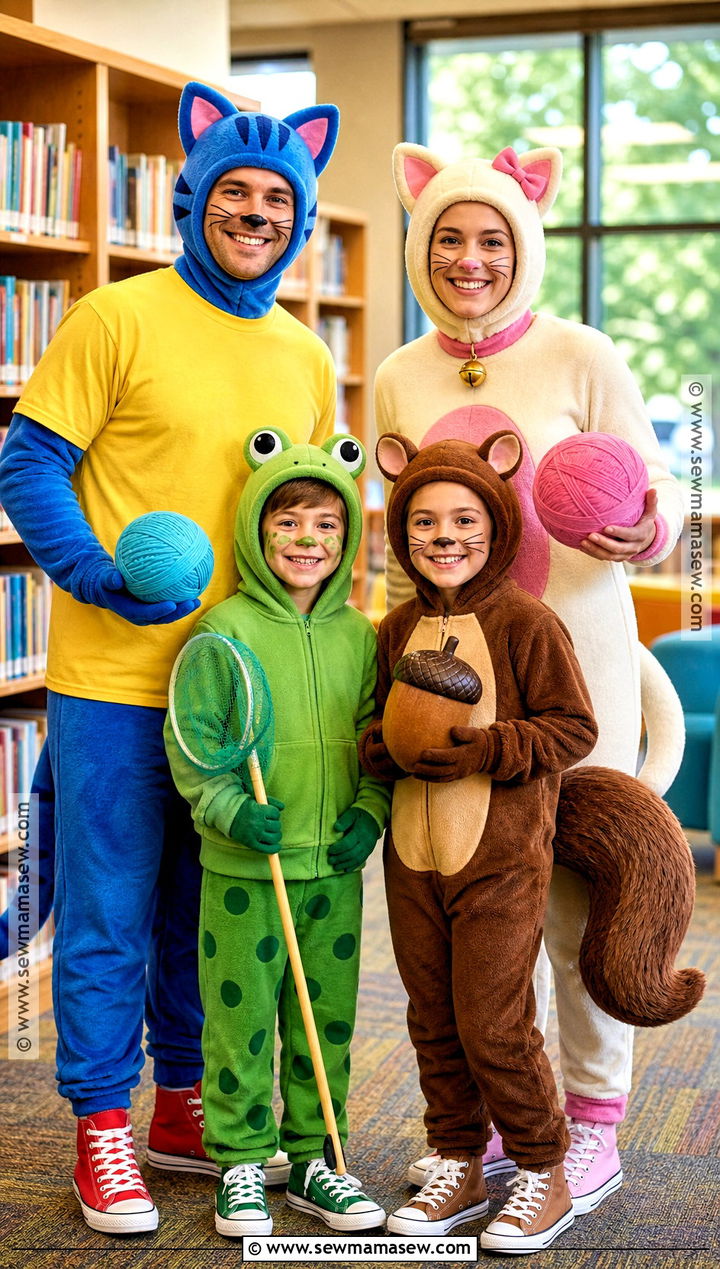 Pete The Cat Family Group Costume - 30 pete the cat halloween costume ideas