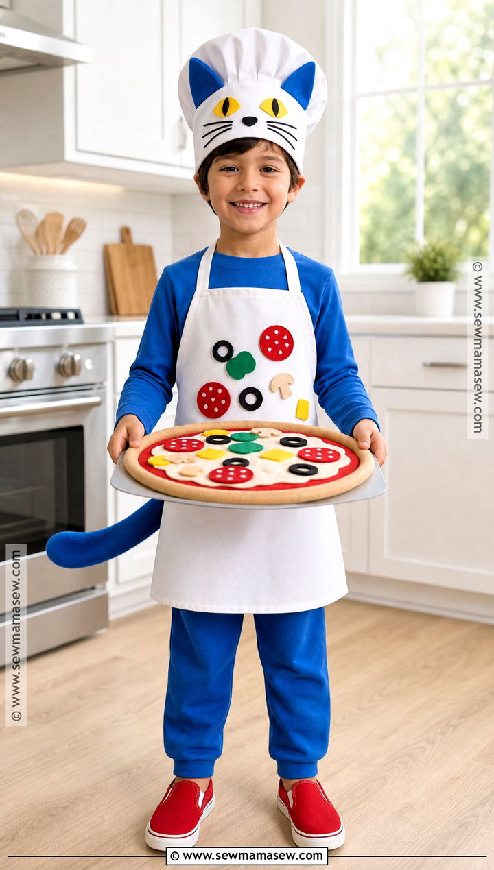 Pete The Cat Pizza Chef Costume - 30 pete the cat halloween costume ideas