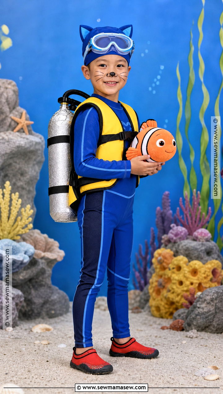 Pete The Cat Scuba Diver Costume - 30 pete the cat halloween costume ideas