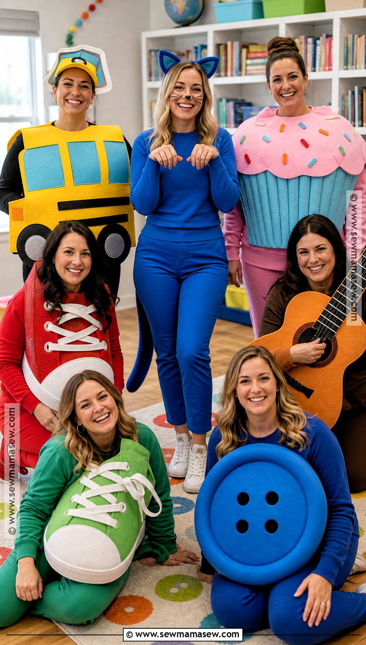 Pete The Cat Teacher Group Costume - 35 teacher halloween costumes group