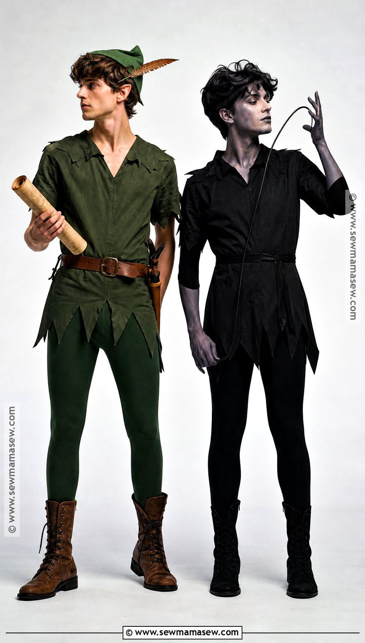 Peter Pan And Shadow Duo Costume - 40 peter pan costume ideas