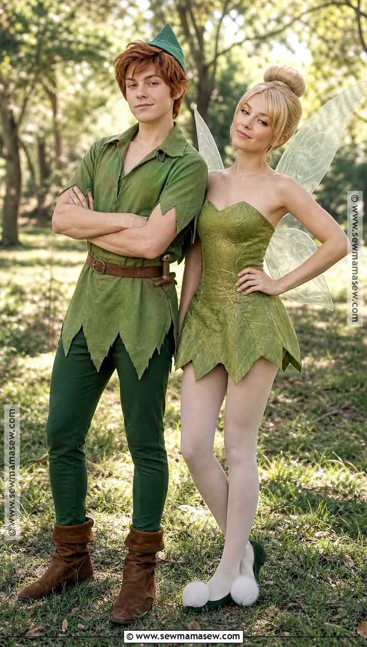 Peter Pan And Tinker Bell Costume - 30 best duo costumes