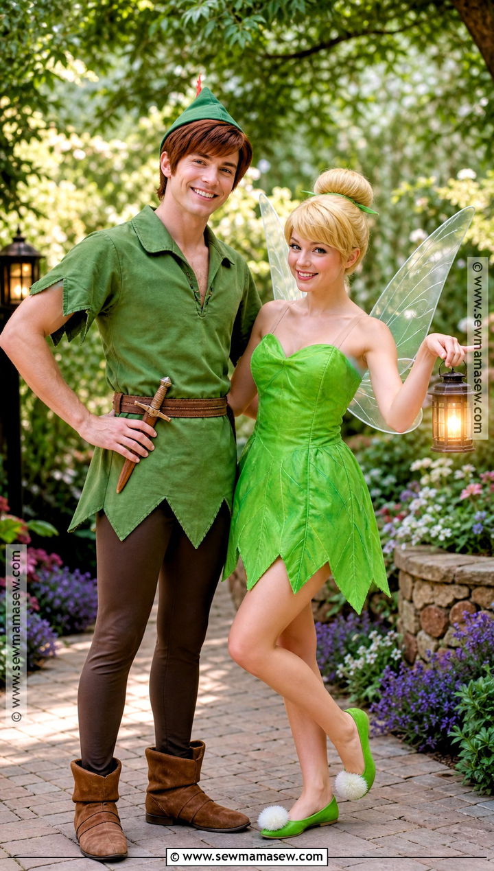 Peter Pan And Tinker Bell Costume - 40 halloween costumes for two