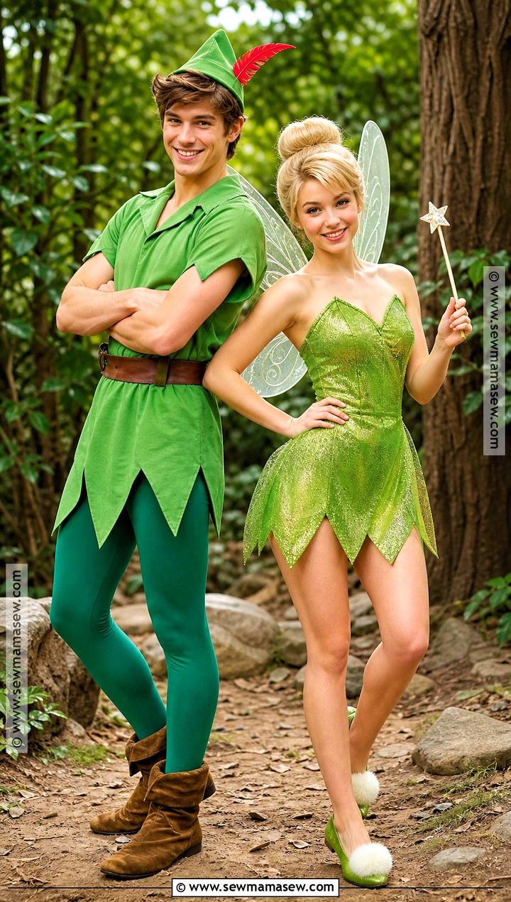 Peter Pan And Tinker Bell Costume - 30 disney duo costumes