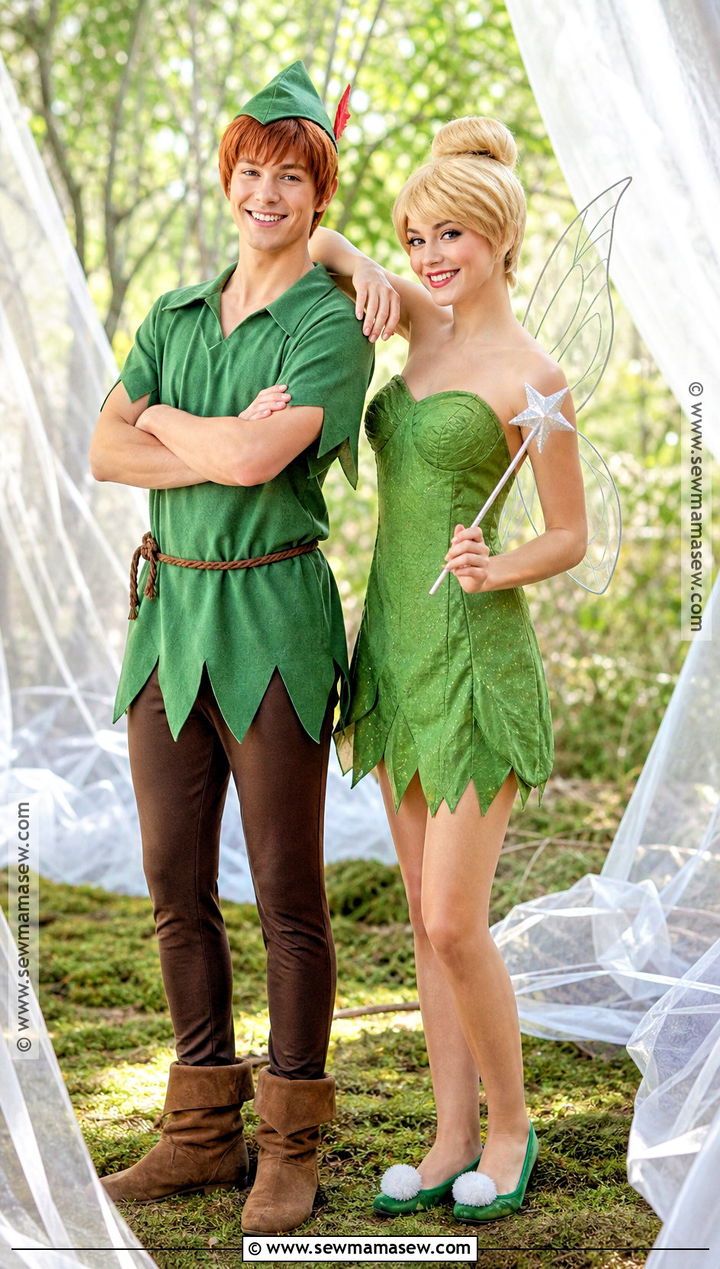 Peter Pan And Tinker Bell Costumes - 30 halloween costumes for two for best friends
