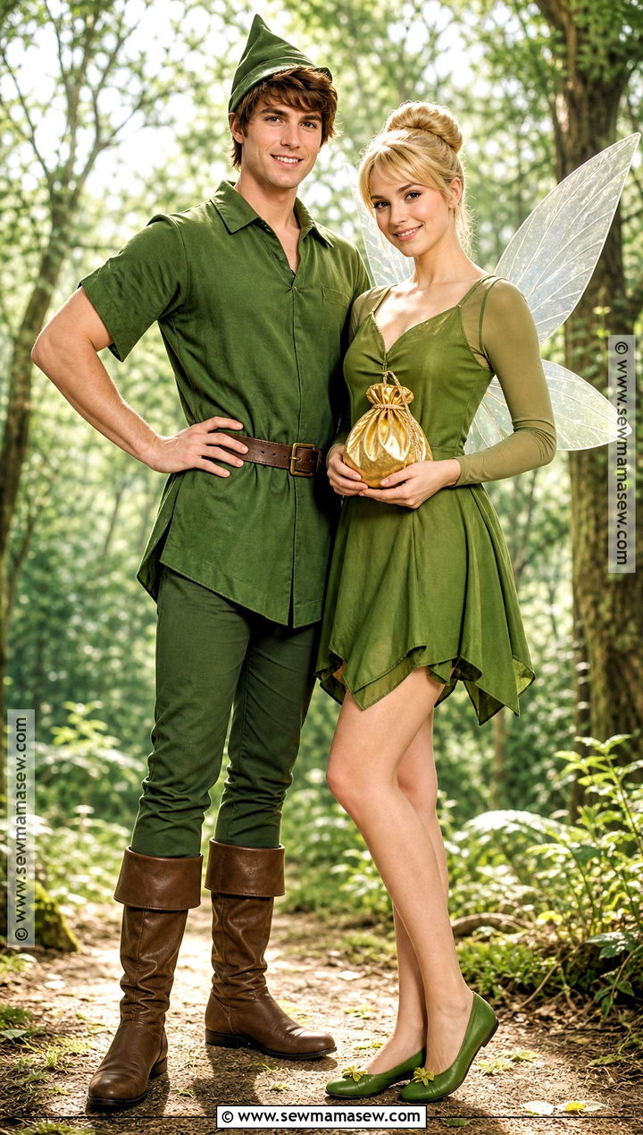 Peter Pan And Tinker Bell Couple Costume - 45 duo halloween costumes for couples