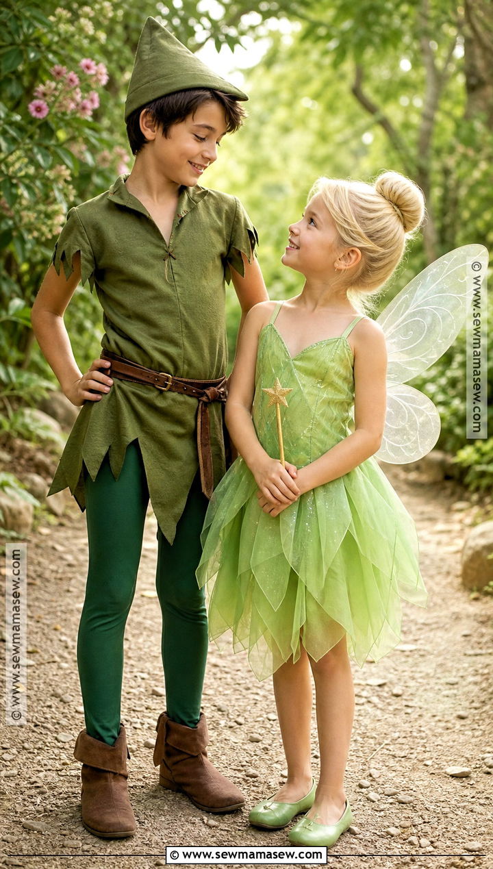Peter Pan And Tinker Bell Sibling Costume - 35 brother and sister halloween costumes