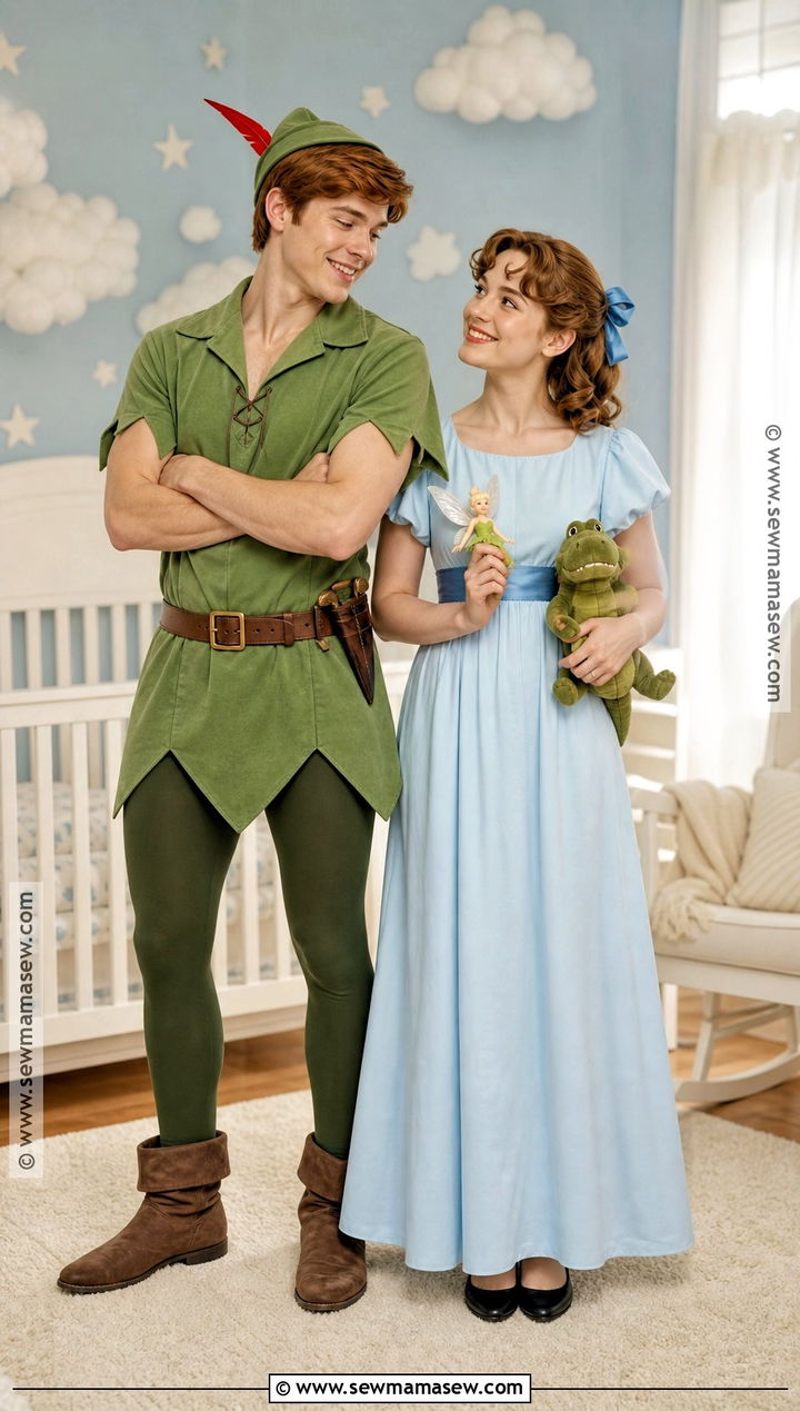 Peter Pan And Wendy Couple Costume - 30 Disney Halloween Costumes for Couples