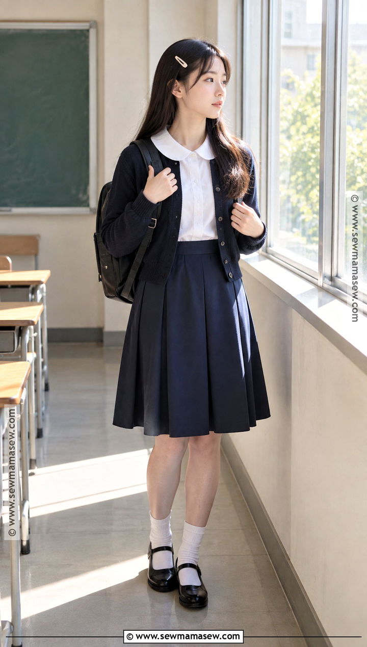 Peter Pan Blouse And A Line Skirt Uniform - 25 back to school outfits uniform