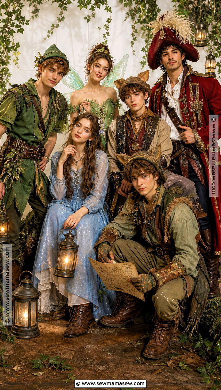 Peter Pan Character Group Costume - 50 group costume ideas