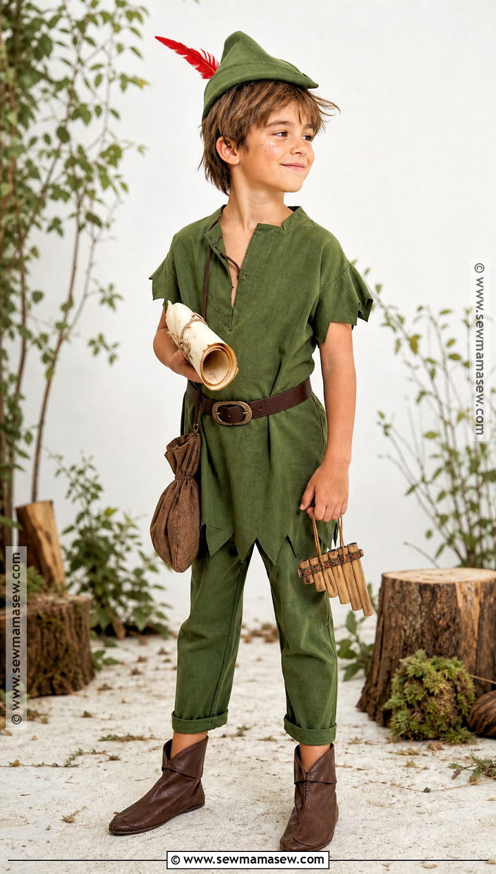 Peter Pan Costume With Green Tunic - 30 world book day costumes for boys
