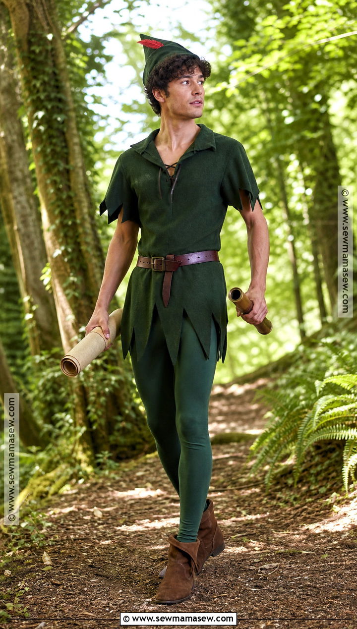 Peter Pan Costume With Green Tunic - 35 disney costume ideas