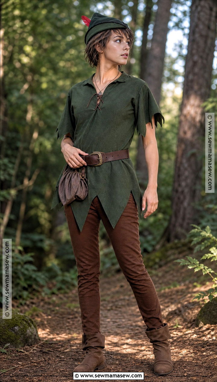 Peter Pan Costume With Green Tunic - 40 disney costume ideas