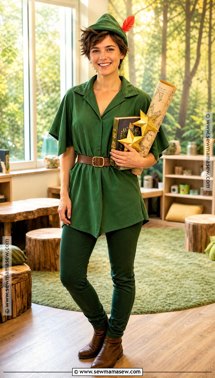 Peter Pan Costume With Green Tunic - 40 world book day costumes for teachers