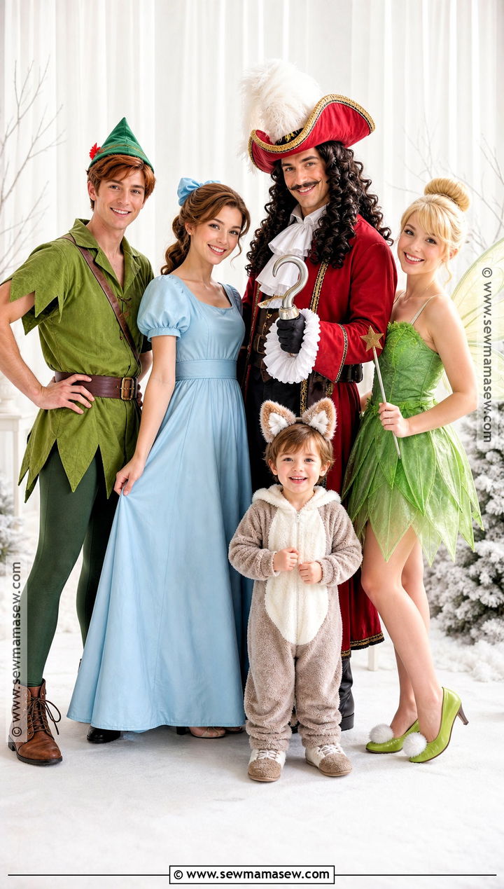Peter Pan Family Costume - 50 family halloween costumes