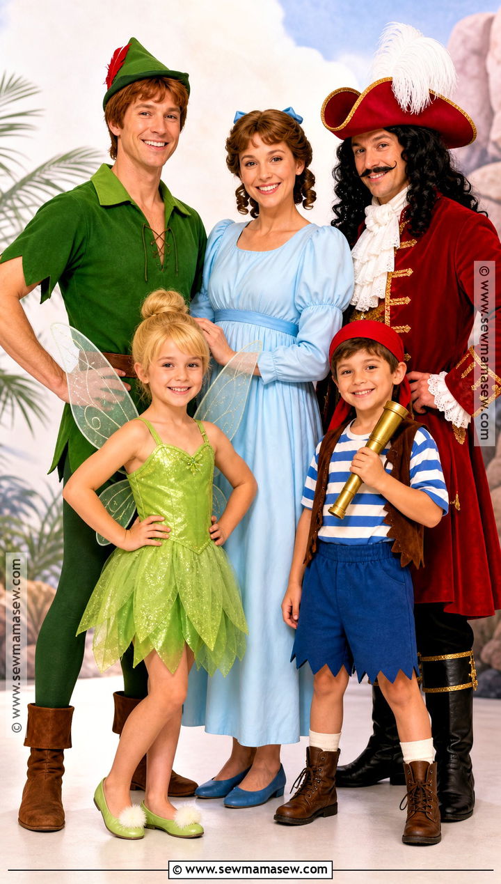 Peter Pan Family Costume - 35 disney family costumes