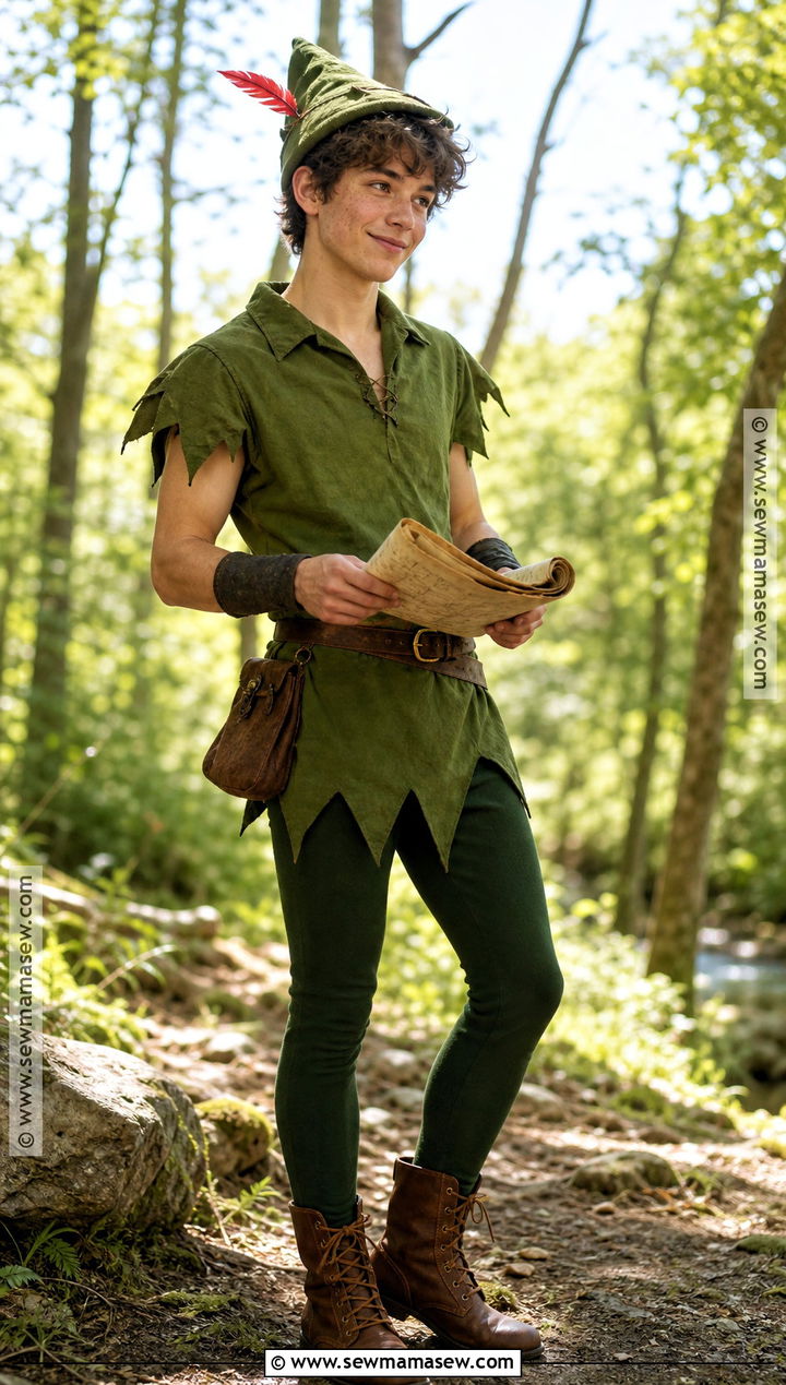 Peter Pan Green Costume - 30 Fairytale Characters Costumes