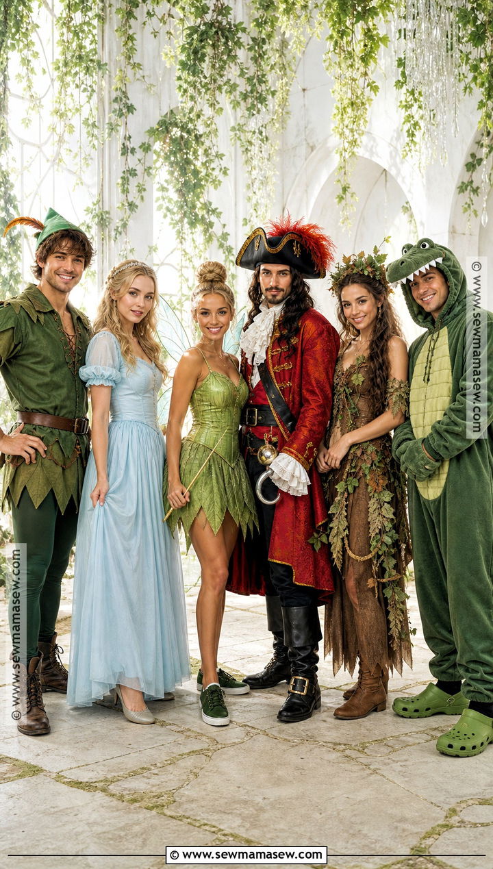 Peter Pan Group Of Six Halloween Costume - 30 group of six halloween costume ideas