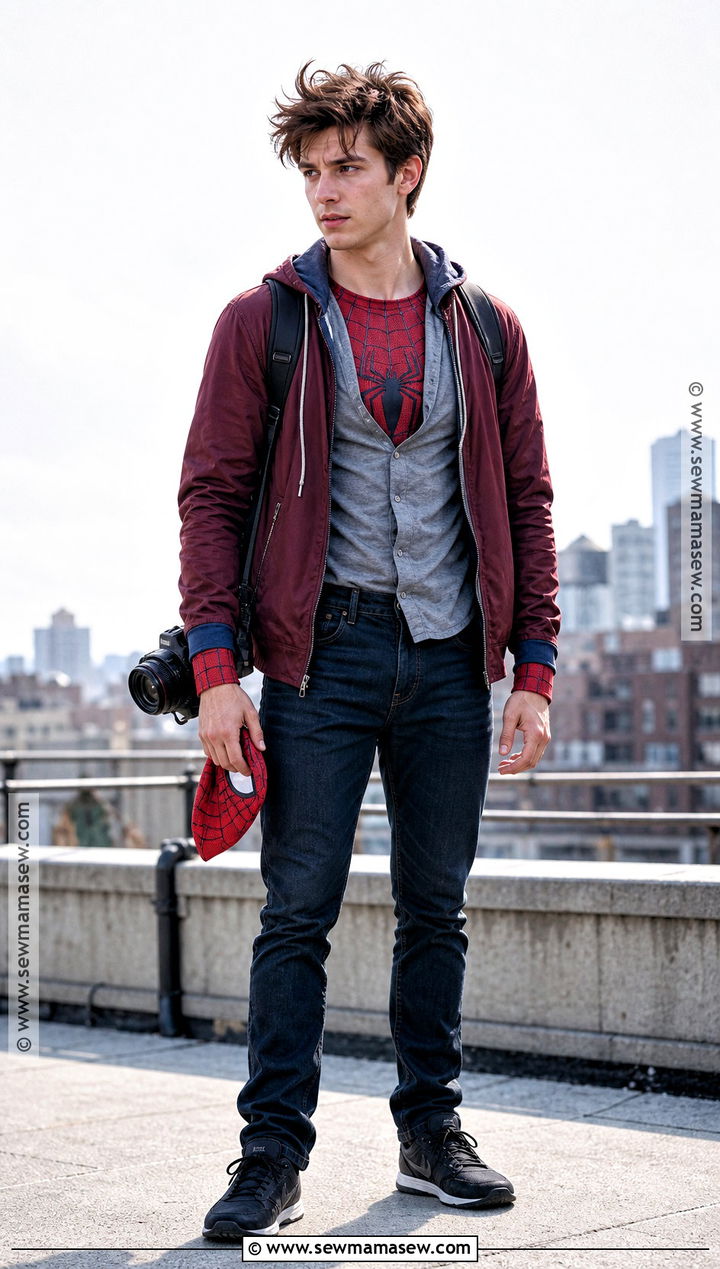 Peter Parker Mask Reveal Costume - 30 peter parker costume ideas