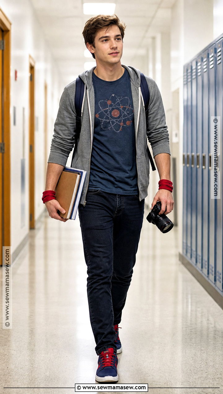 Peter Parker Student Cosplay - 30 brown hair cosplay ideas