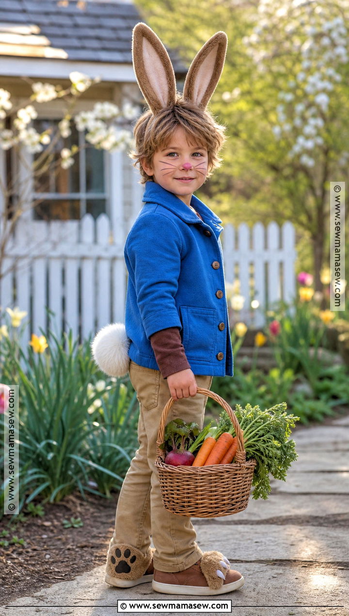 Peter Rabbit Costume - 40 book characters dress up ideas