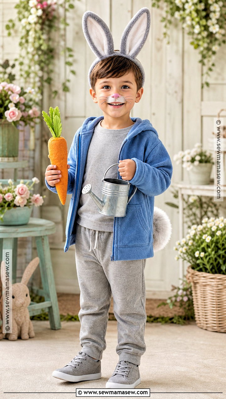 Peter Rabbit Costume With Blue Jacket - 45 world book day costumes