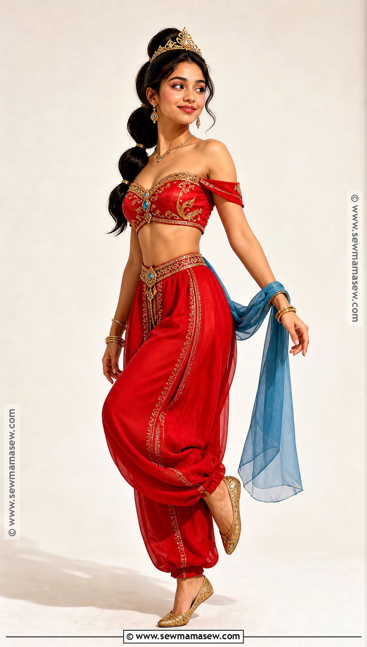 Petite Red Jasmine Costume - 30 red jasmine halloween costume ideas