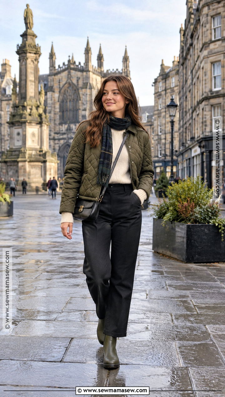 Petite Scotland Fall Outfit With Cropped Jacket - 20 scotland outfit fall ideas