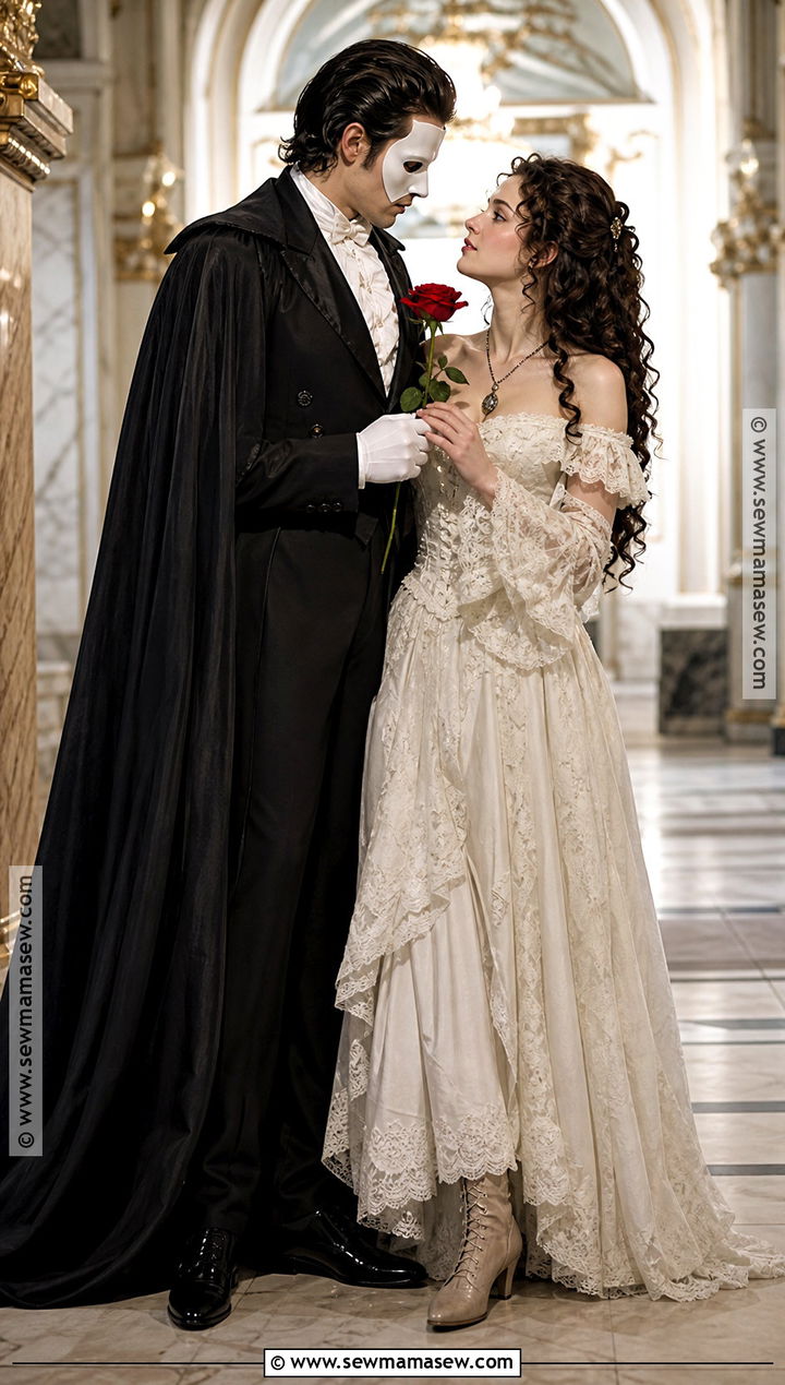 Phantom And Christine Couple Costume - 40 phantom of the opera costumes