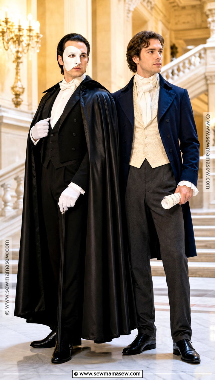 Phantom And Raoul Duo Costume - 40 phantom of the opera costumes