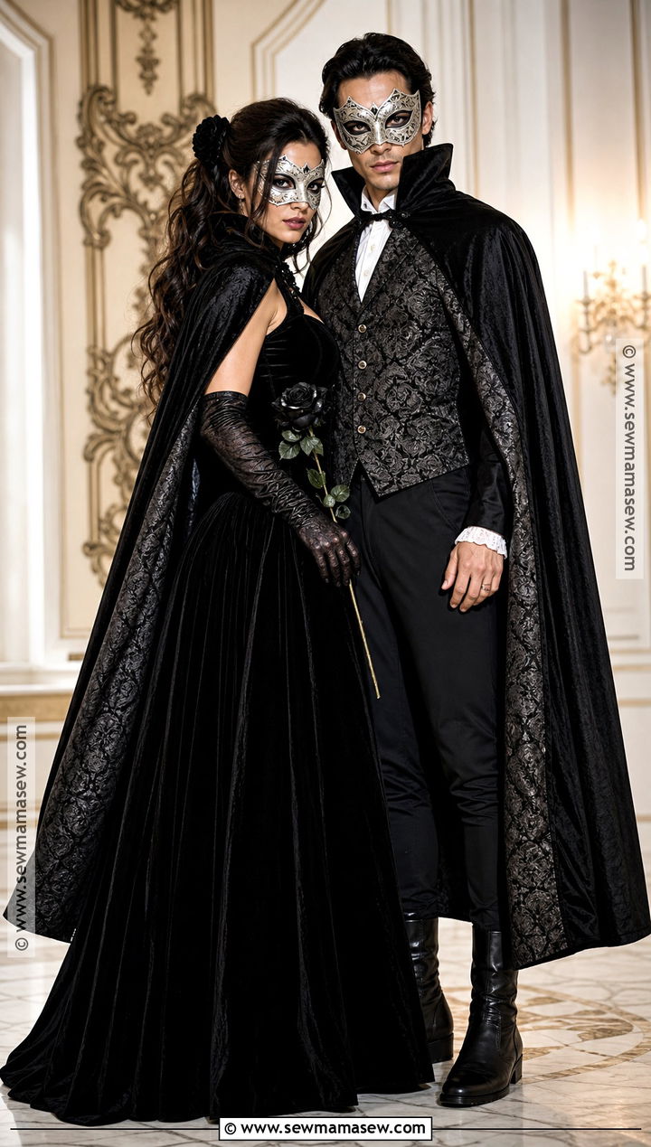 Phantom Masquerade Couple Costume - 30 scary couple costumes