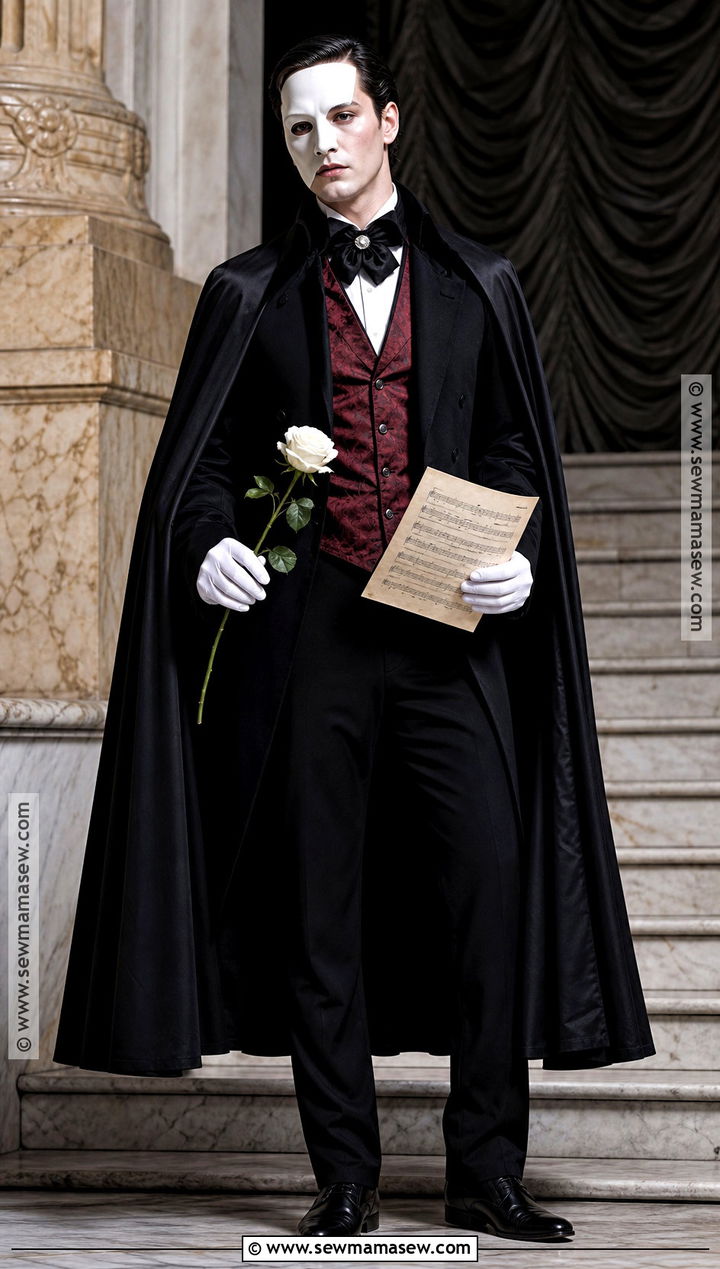 Phantom Opera Singer Costume - 45 scary costumes